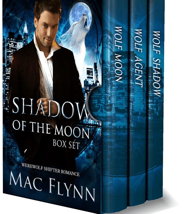 Mac Flynn Shadow of the Moon Werewolf Shifter Urban Romance Detective Suspense Fated Mates Wolf Box Set