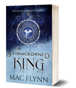 Mac Flynn High Fantasy Royalty Romance Book Stormcrowned King