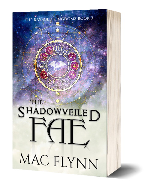 Mac Flynn High Fantasy Royalty Romance Book Shadowveiled Fae