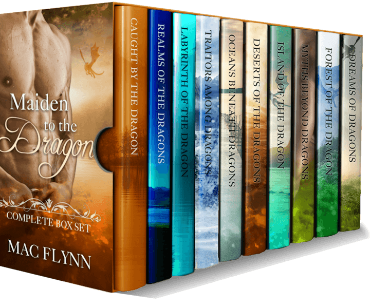 Maiden to the Dragon Series Box Set: Complete Box Set (Alpha Dragon Shifter Romance)